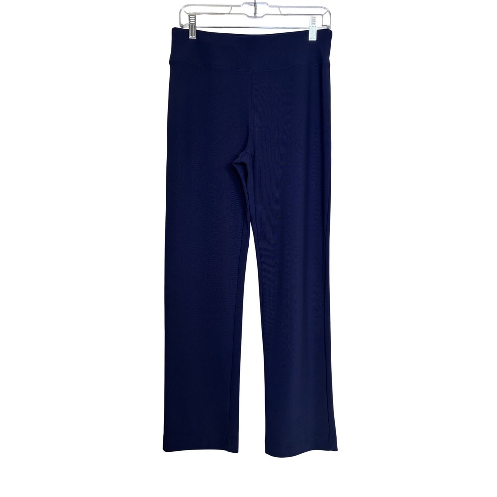 Boston Proper Beyond Travel Pant Small Navy Blue Pull On Minimal Office Stretch